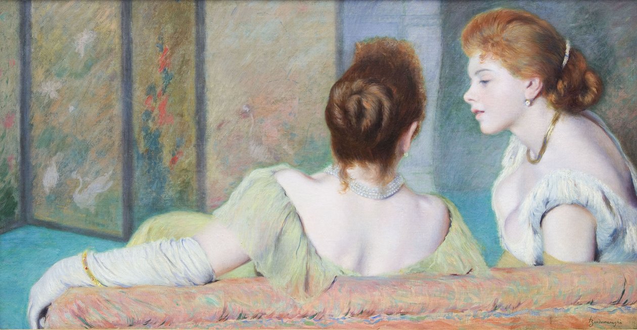 Franska:  Causerie
Italienska: Sul divano av Federico Zandomeneghi
