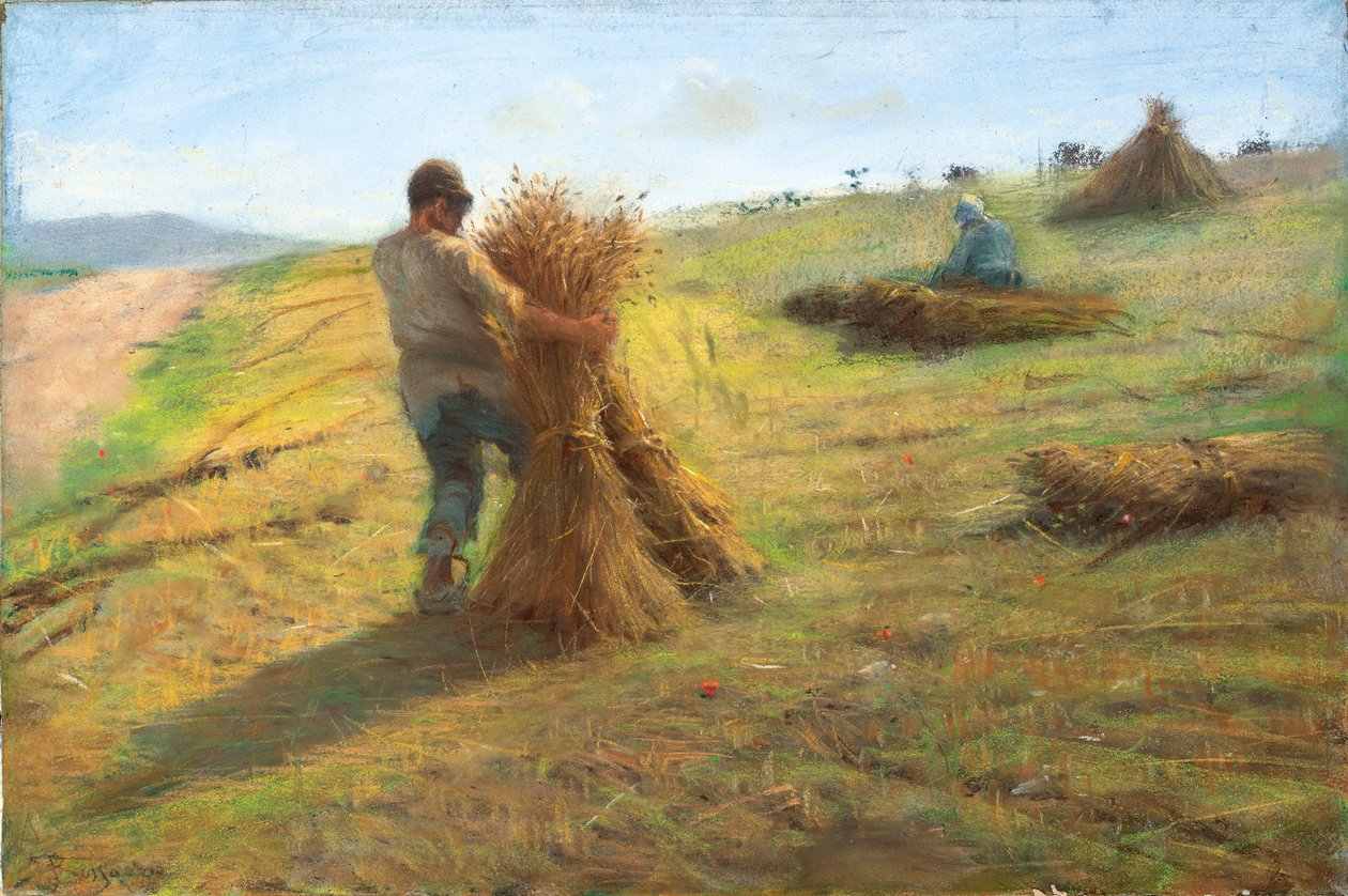 Grain Harvest av Federigo Rossano