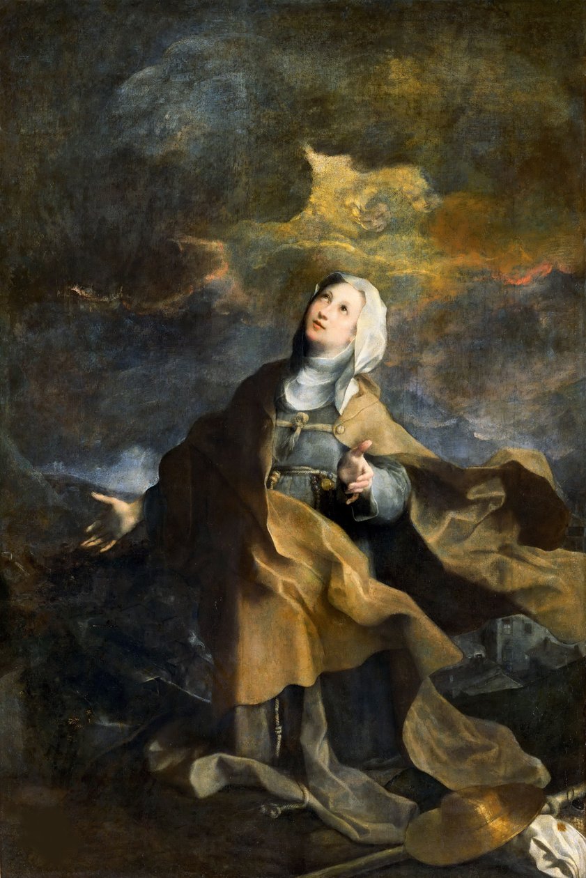 Välsignade Michelina av Pesaro, 1606. av Federigo Barocci