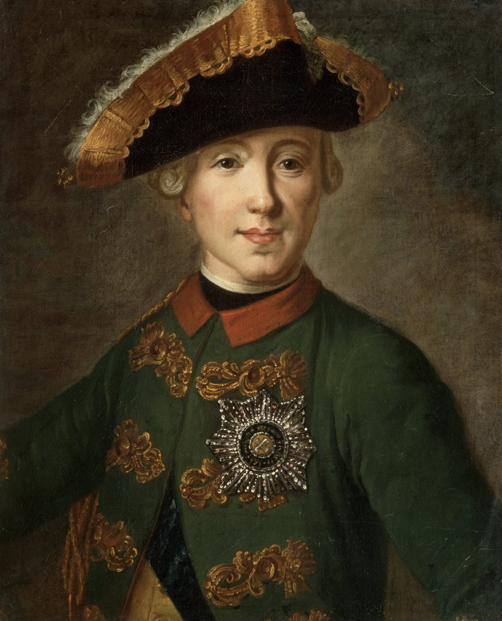 Porträtt av tsar Peter III (1728-62) av Fedor Stepanovich Rokotov