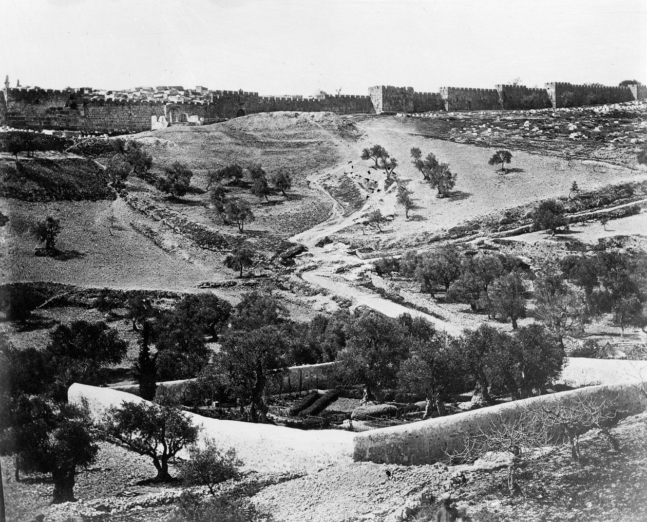 Faatoaga o Ketesemane, 1857 swed av Felice Beato