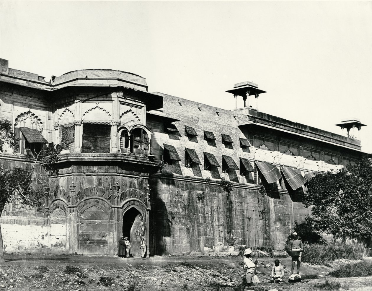 Palace, Delhi, ca 1858 av Felice Beato