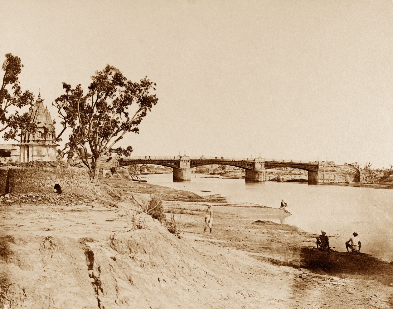 Järnbron, Lucknow av Felice Beato