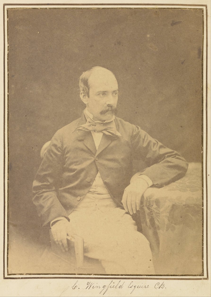 C. Wingfield, Esquire, C.B. av Felice Beato