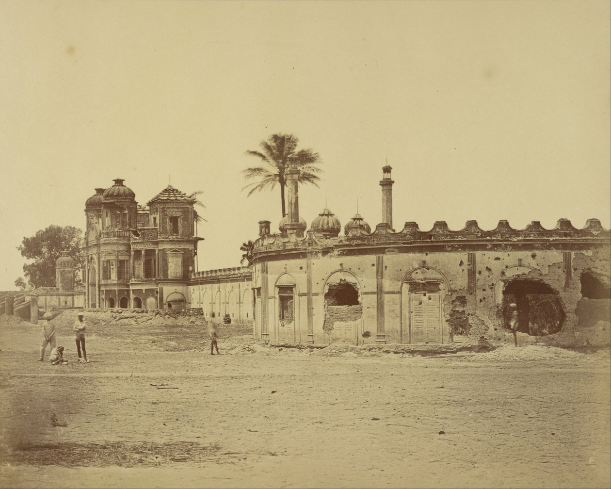 Exteriör av The Secundra Bagh av Felice Beato