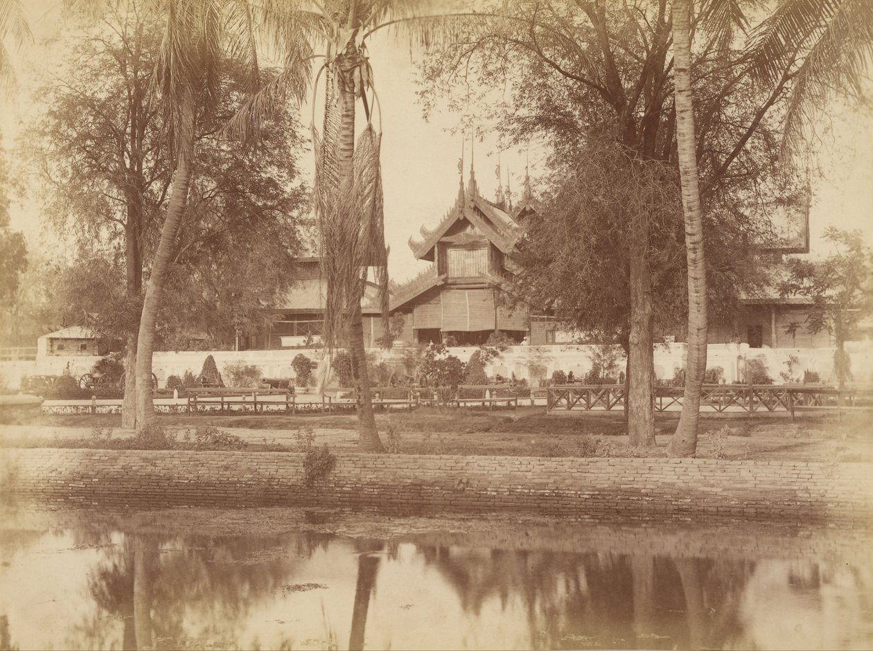 Mandalay, nu Syim Khana U.B.C. av Felice Beato