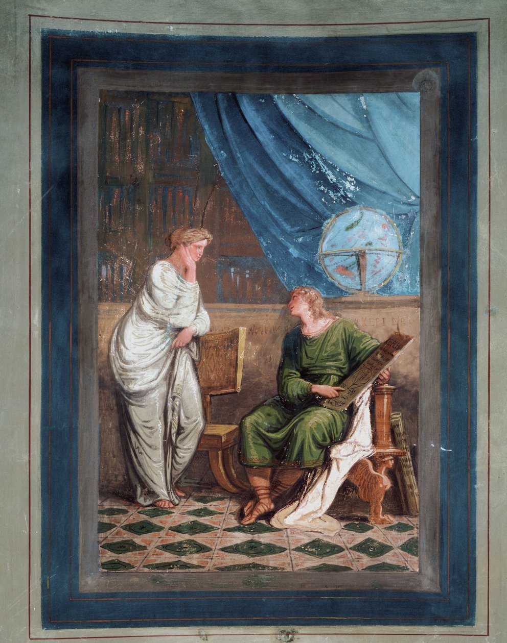 Den tyske astronomen Johannes Kepler (fresk av Felice Giani