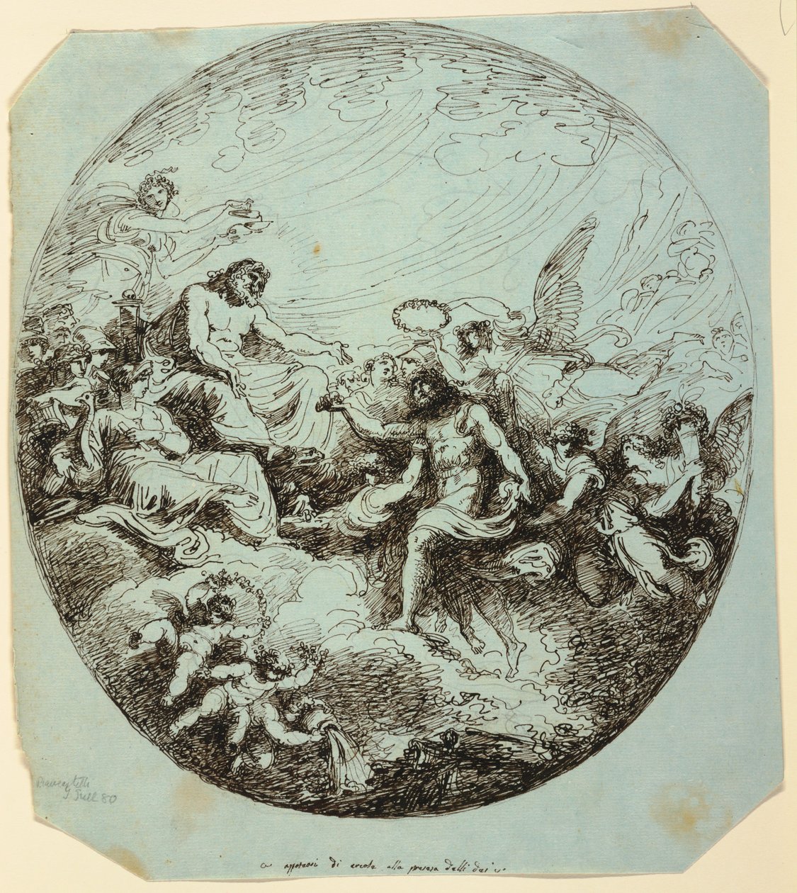 Herkules apoteos, Palazzo Gessi, Faenza av Felice Giani
