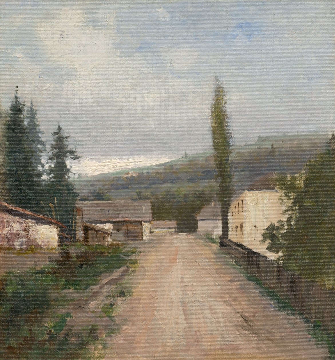 From the West Slovak Village av Felicián Moczik