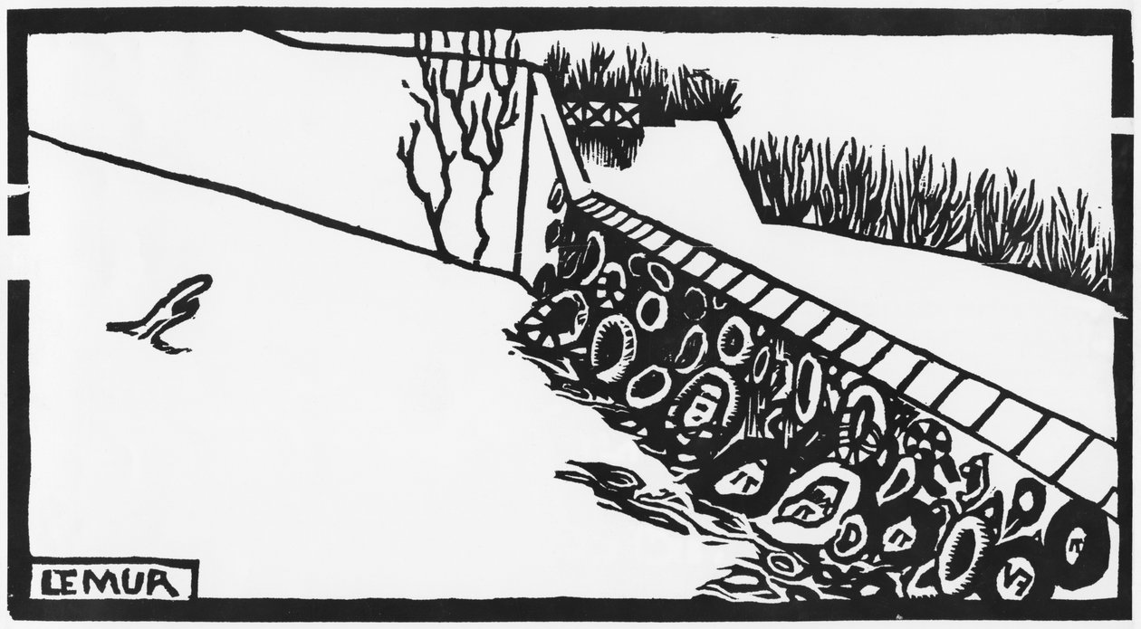 Väggen av Felix Edouard Vallotton