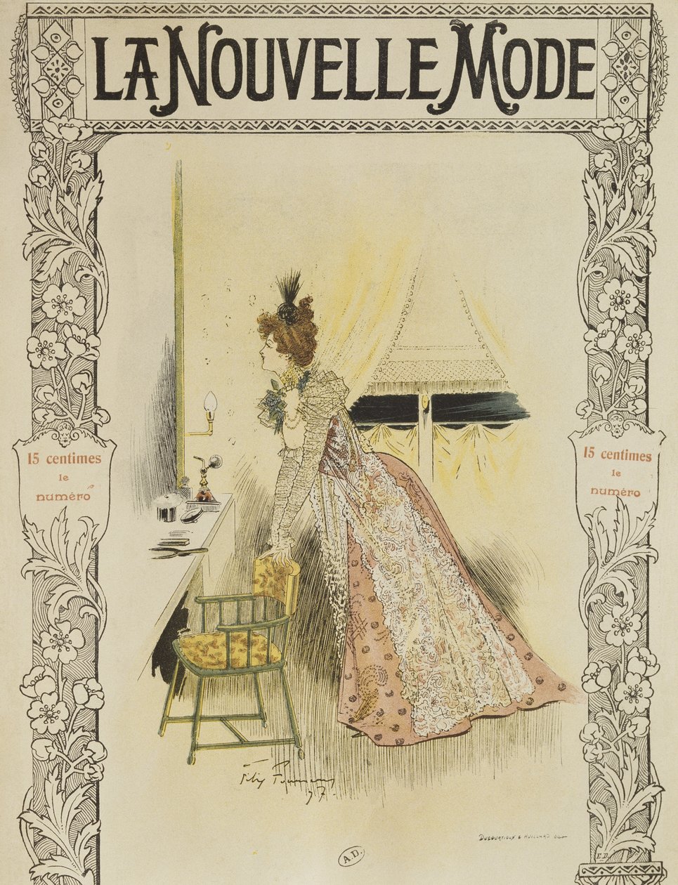 Modetallrik, omslagsillustration från 