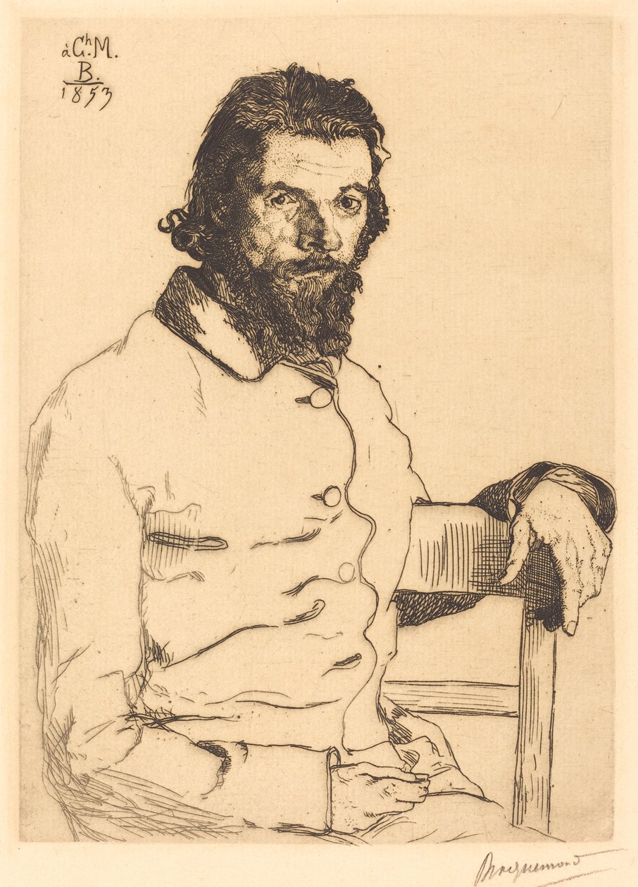 Charles Meryon av Felix Bracquemond