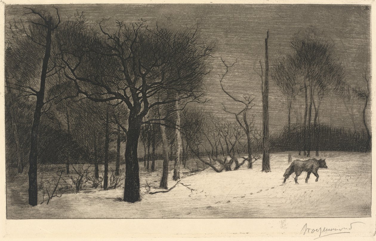 vinter- av Felix Bracquemond