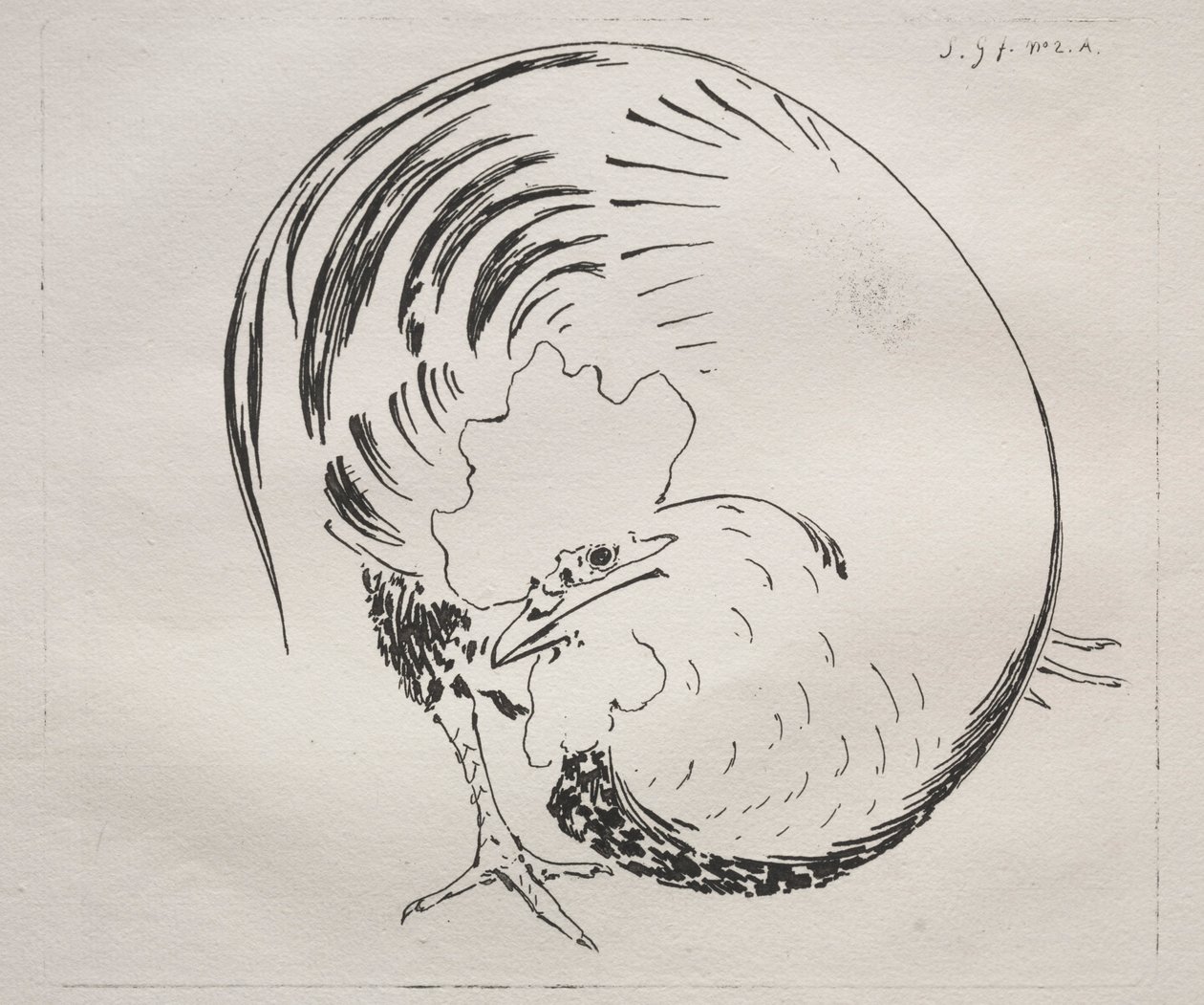 The High-Fired Service: Tupp motsäker, ca. 1860. av Felix Bracquemond