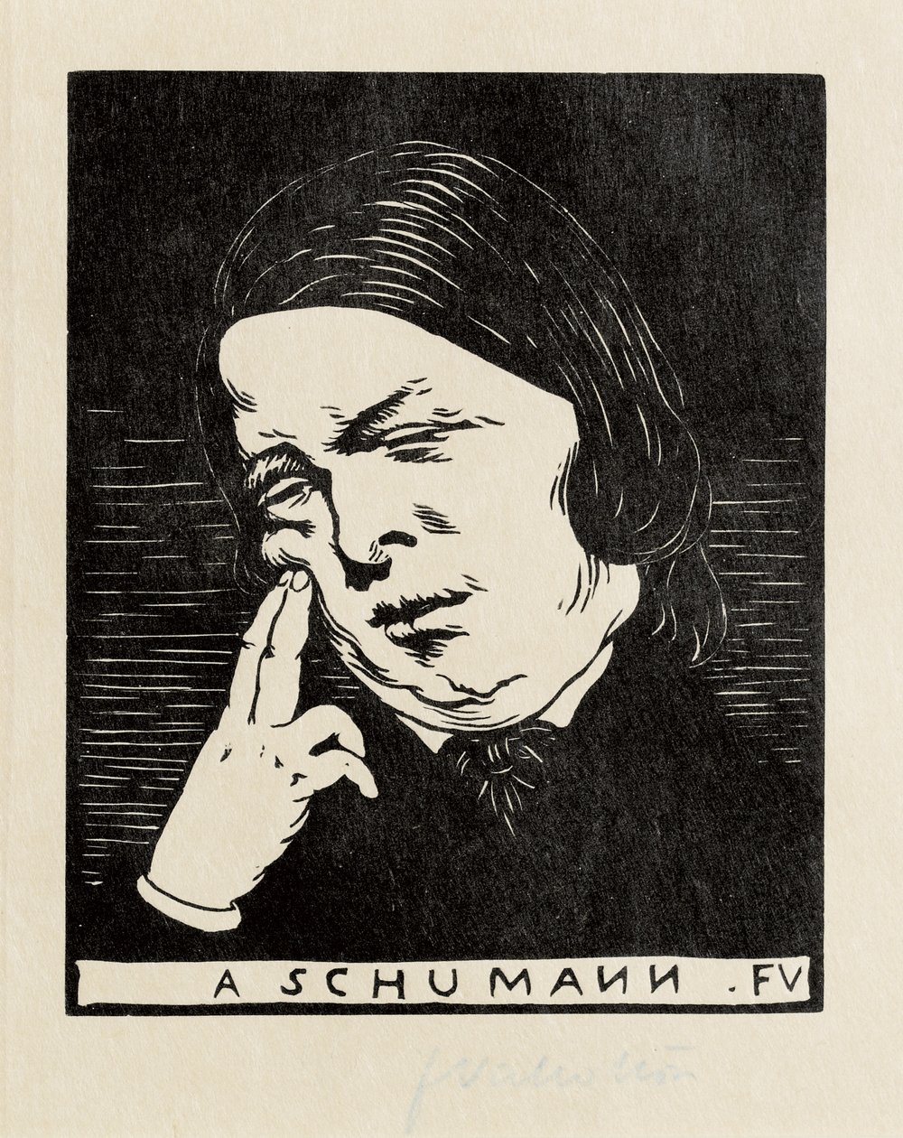 A Schumann, 1893 av Felix Edouard Vallotton