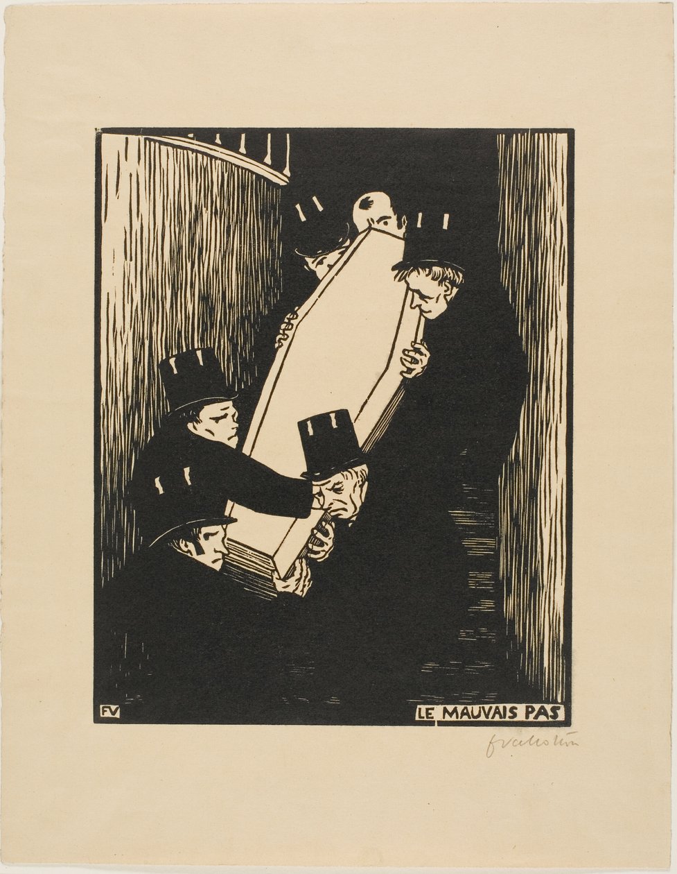 En snäv hörna av Felix Edouard Vallotton