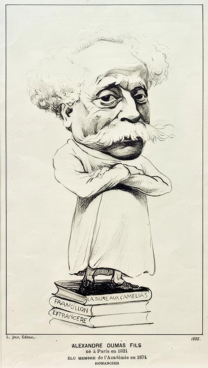 Alexandre Dumas Fils av Felix Edouard Vallotton