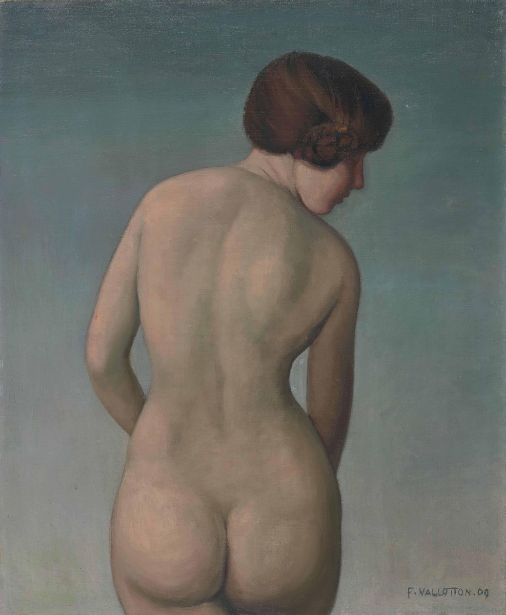 Naken kvinna bakifrån, 1909. av Felix Edouard Vallotton