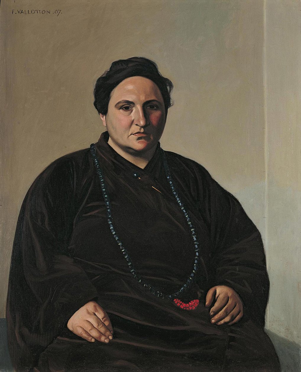 Gertrude Stein, 1907 av Felix Edouard Vallotton
