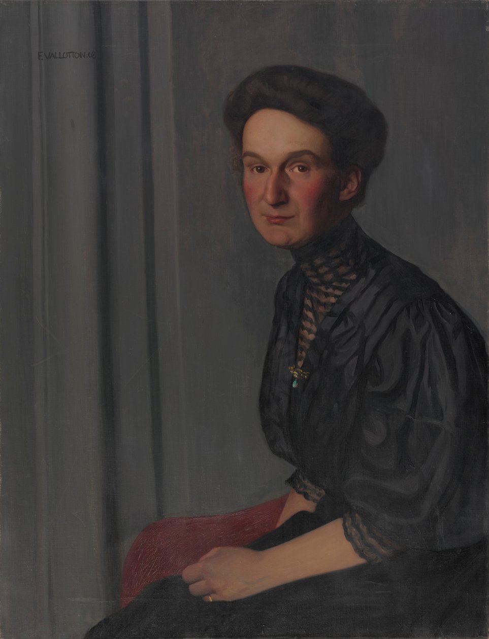 Hedy Hahnloser, 1908. av Felix Edouard Vallotton