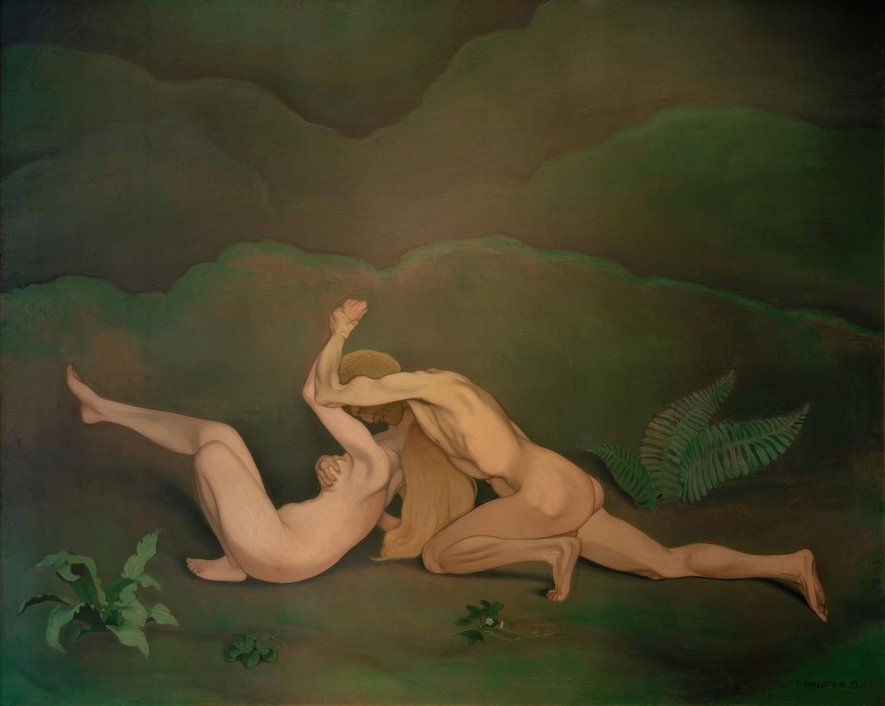 Man och kvinna av Felix Edouard Vallotton