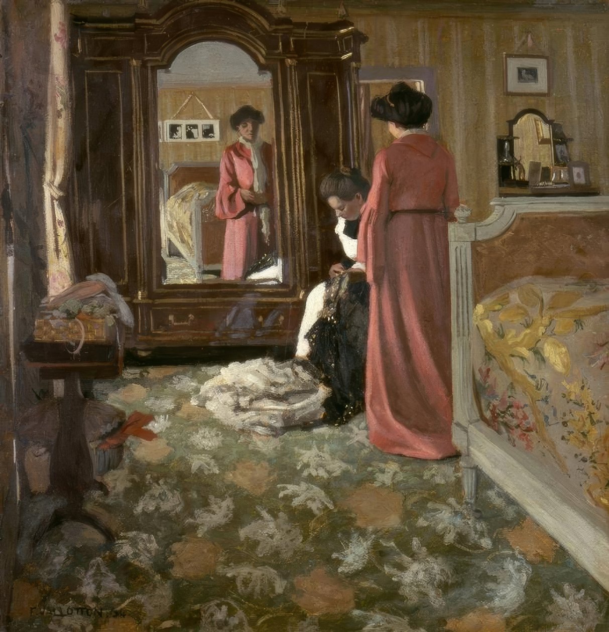 Interiör av Felix Edouard Vallotton