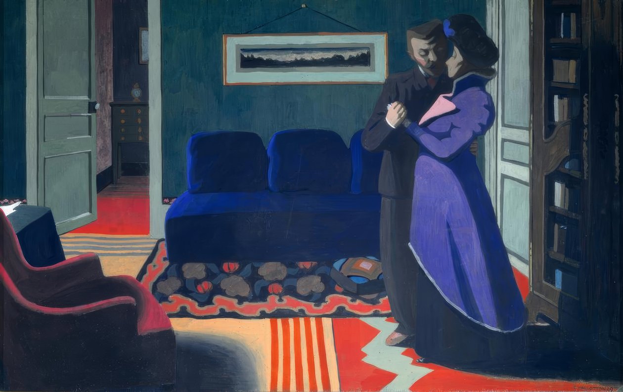 Besök av Felix Edouard Vallotton