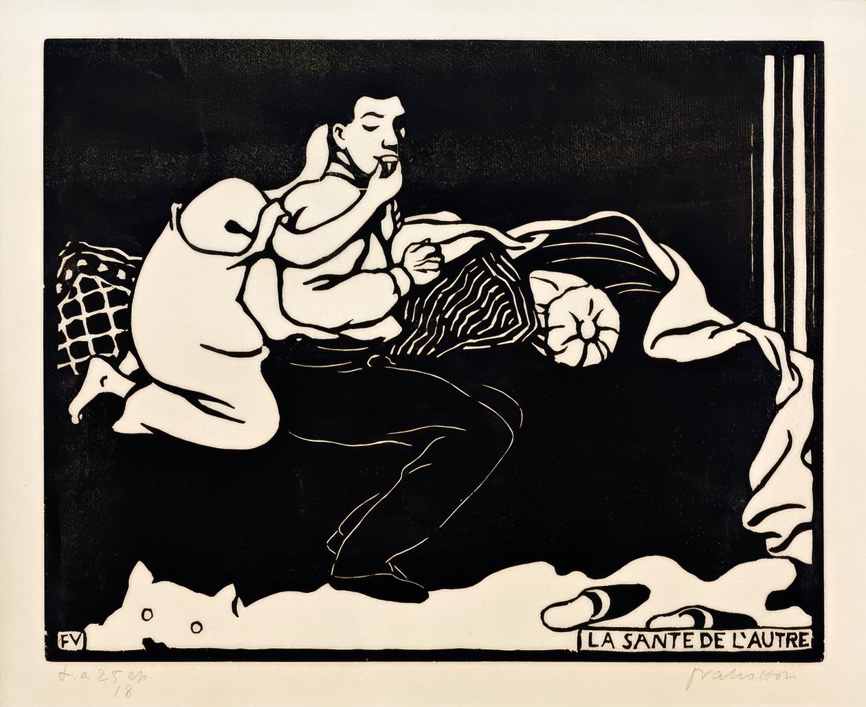 Den andres hälsa av Felix Edouard Vallotton