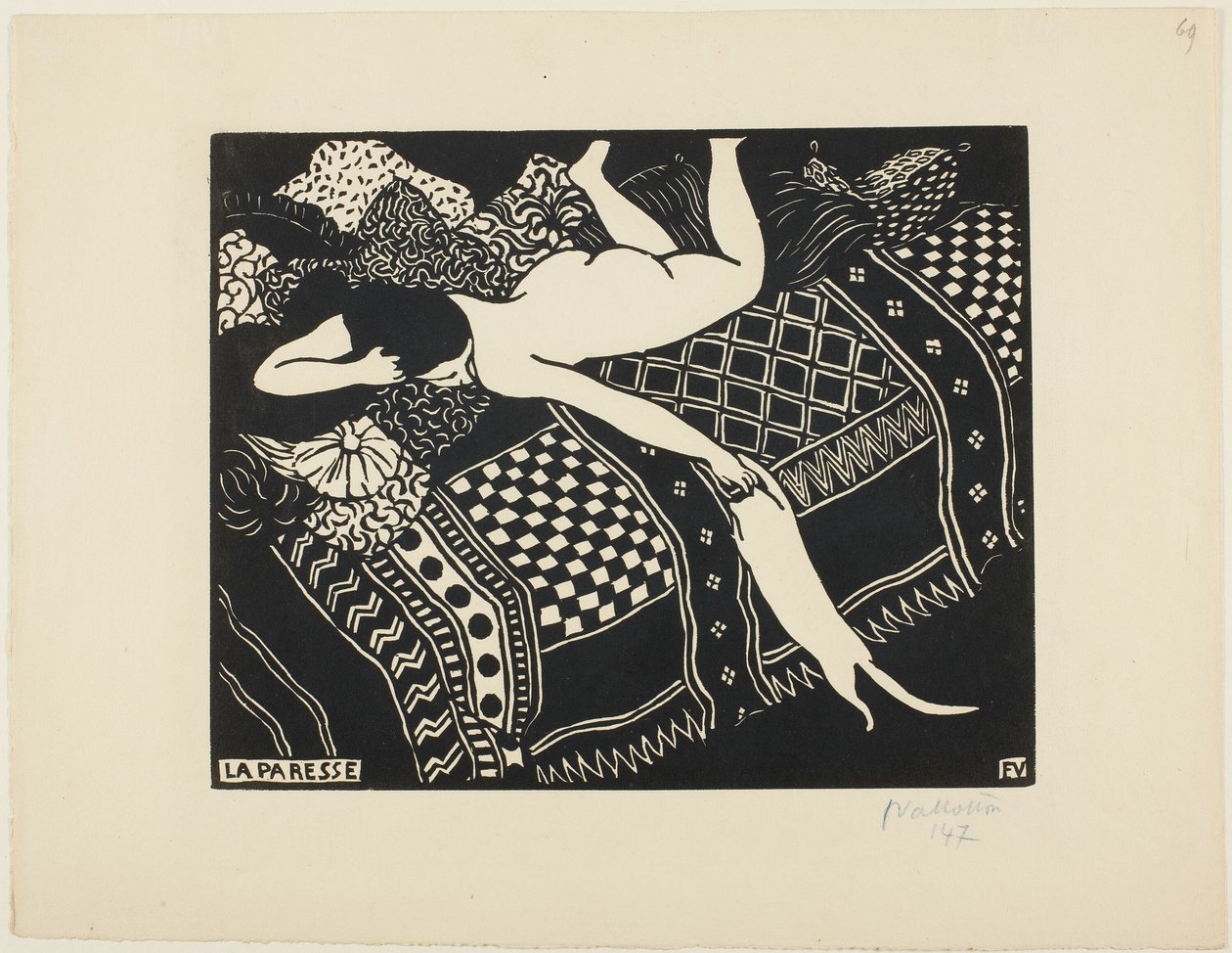 Lättja av Felix Edouard Vallotton