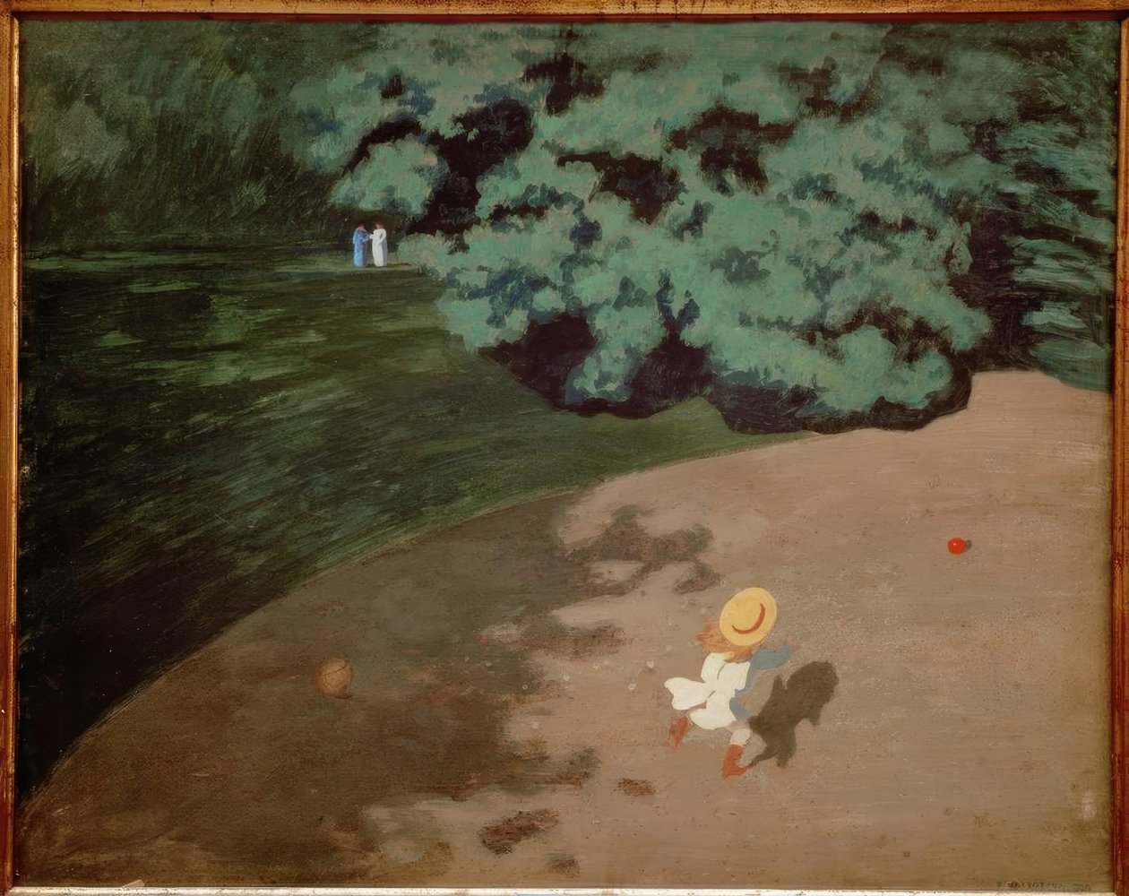 Den röda ballongen av Felix Edouard Vallotton
