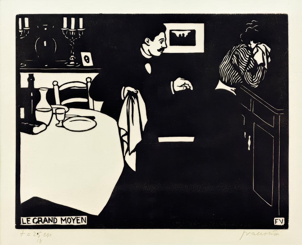 Den stora vägen av Felix Edouard Vallotton