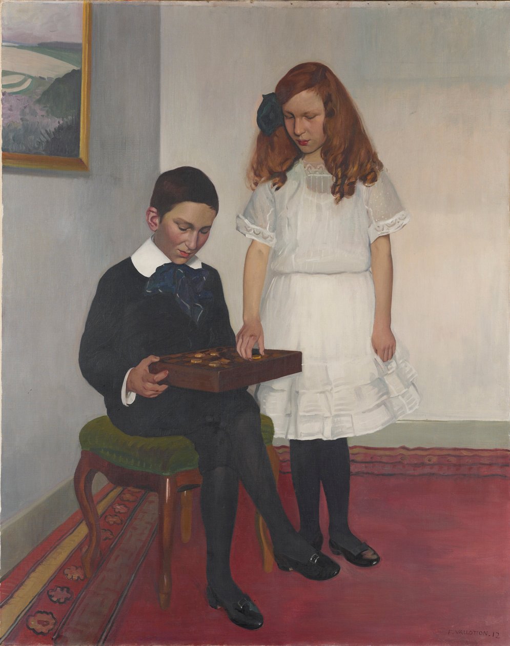 Hahnloser-barnen, 1912. av Felix Edouard Vallotton