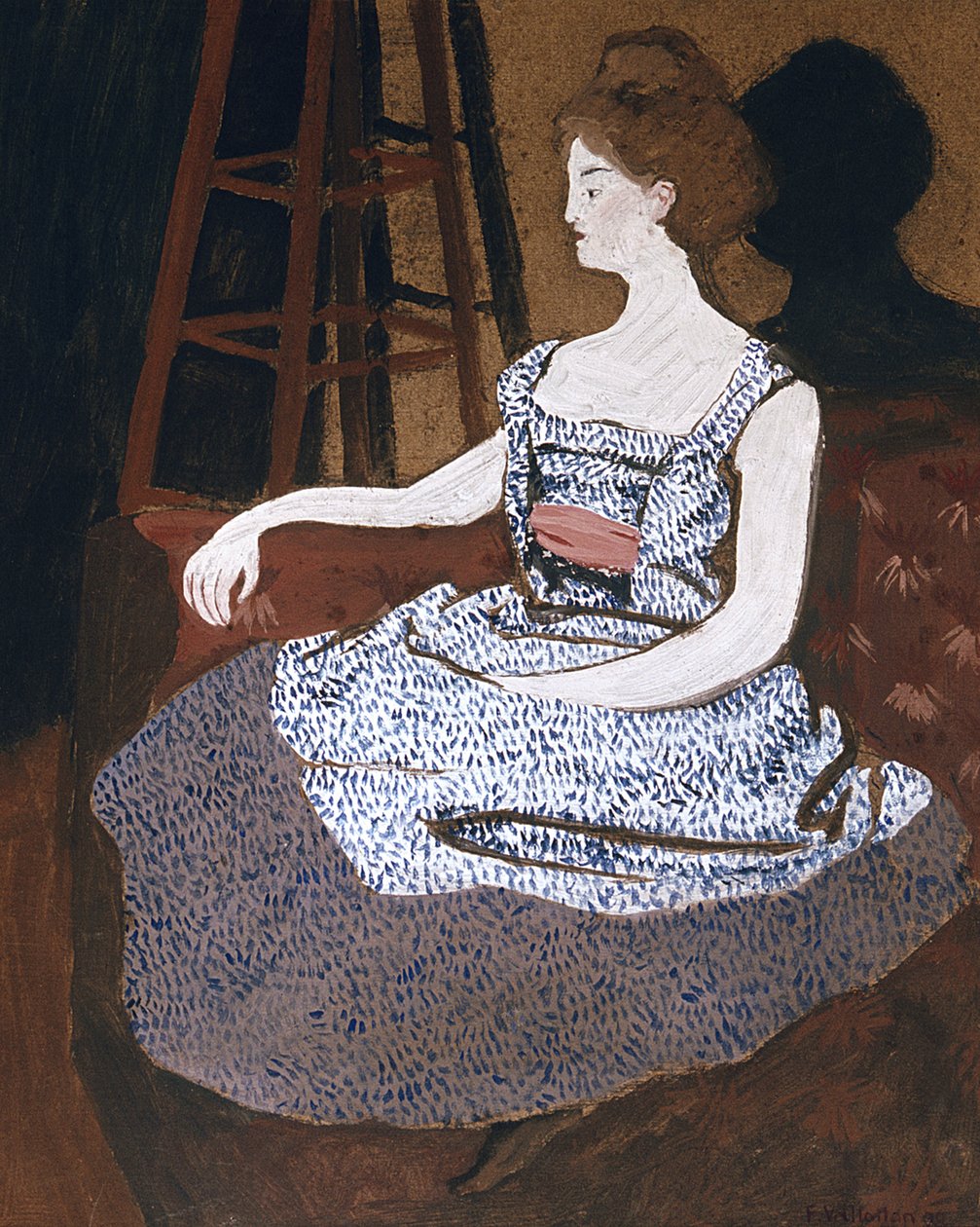 Misia Godebska-Natanson av Felix Edouard Vallotton