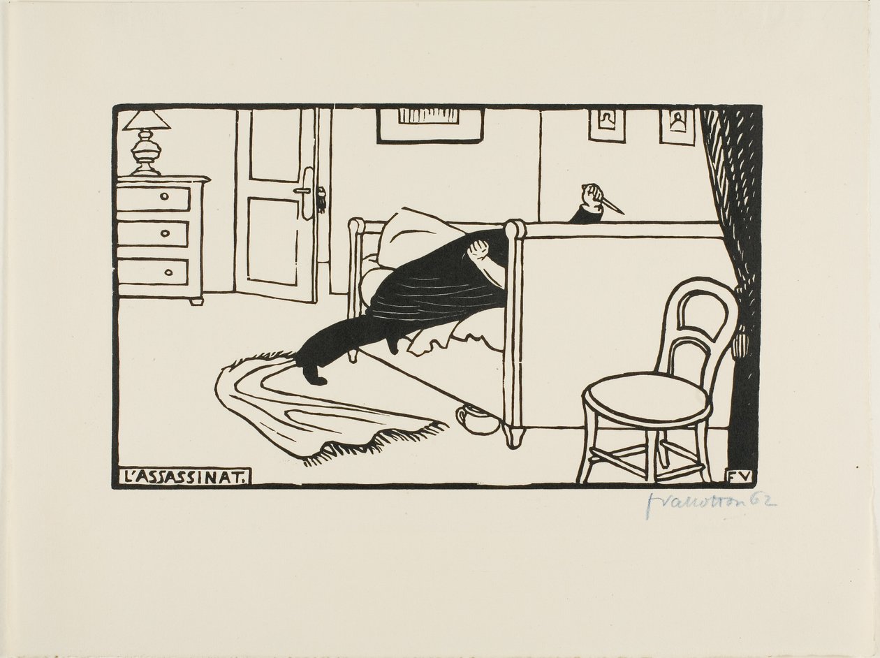 Mördare av Felix Edouard Vallotton