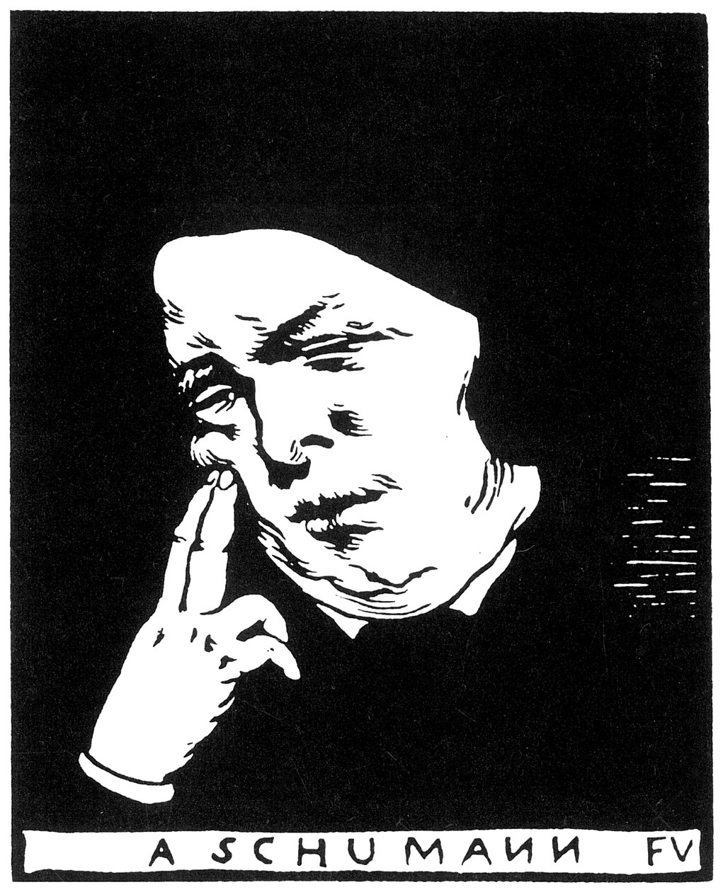 Robert Schumann 1810-1856, 1893. av Felix Edouard Vallotton