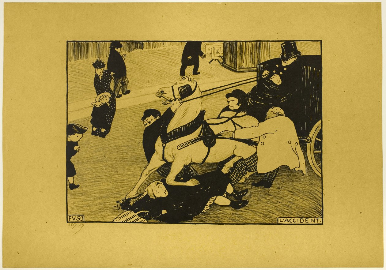 Olyckan av Felix Edouard Vallotton