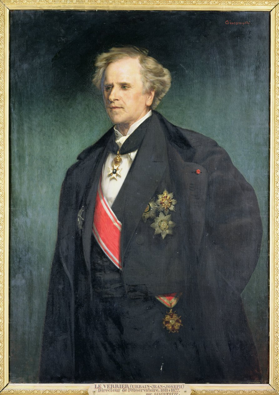 Urban Le Verrier (1811-77) av Felix Henri Giacomotti