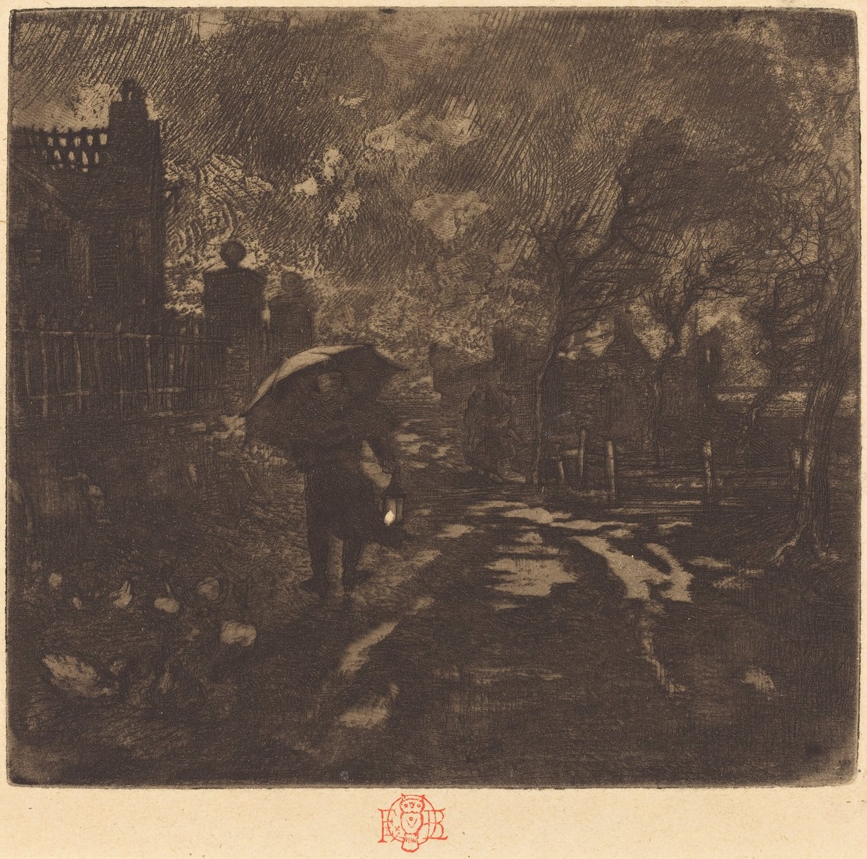 Angelus av Felix Hilaire Buhot