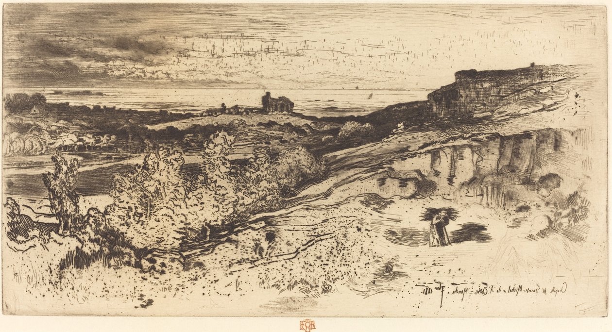 Saint-Michel-kapellet i Estre av Felix Hilaire Buhot
