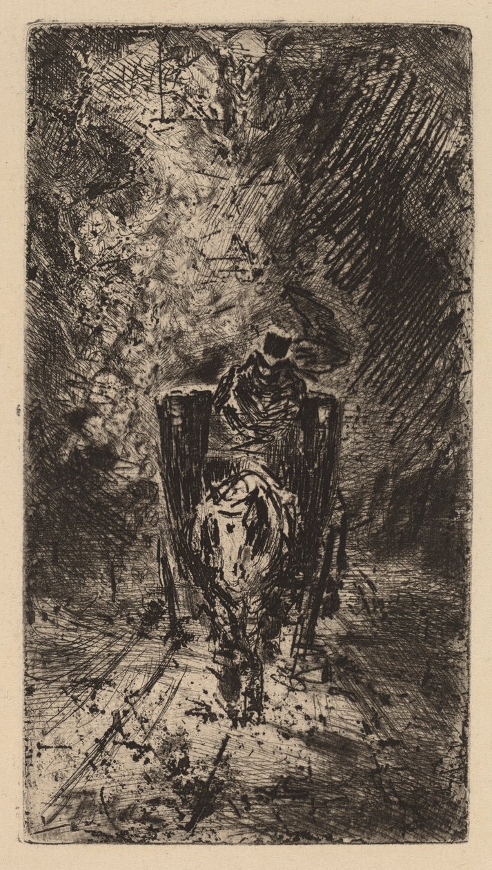 Mjälte och ideal, c. 1876. av Felix Hilaire Buhot