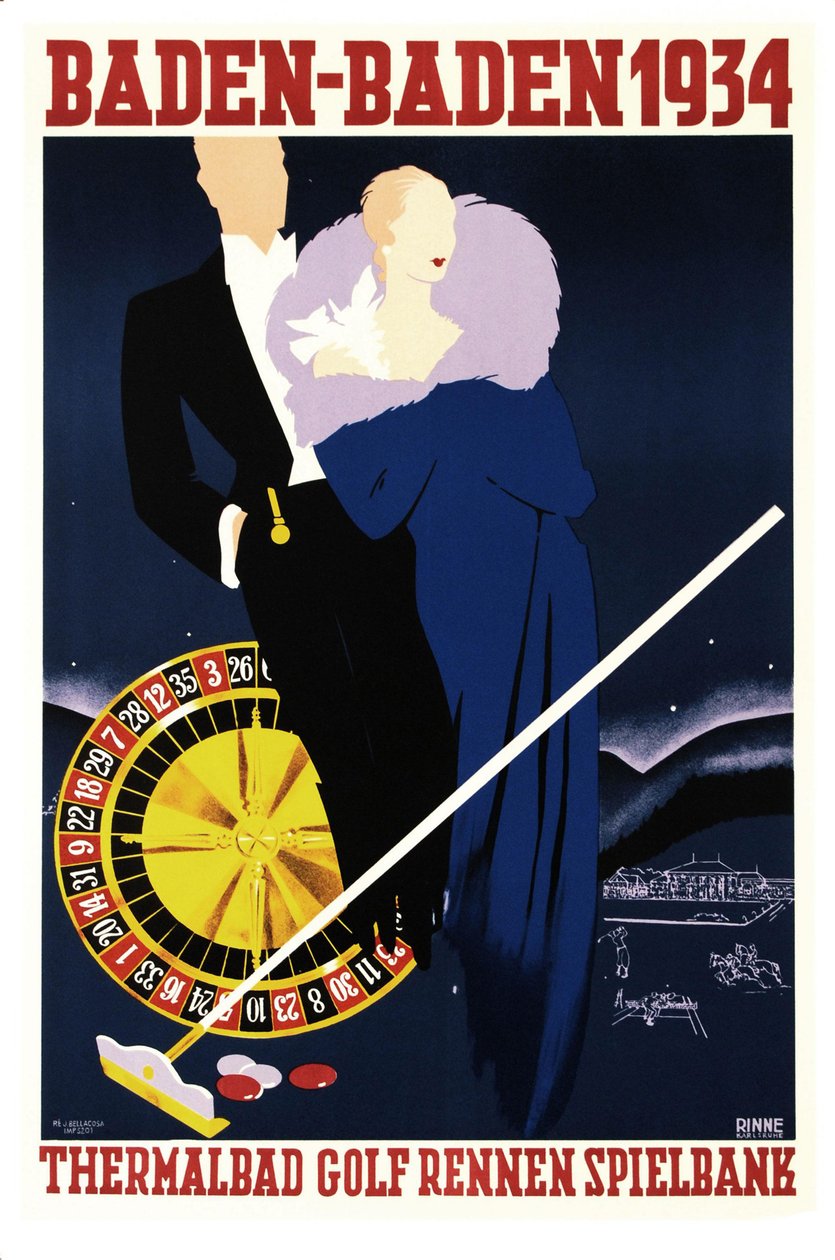 Baden Baden 1934, 1934. av Felix Rinne