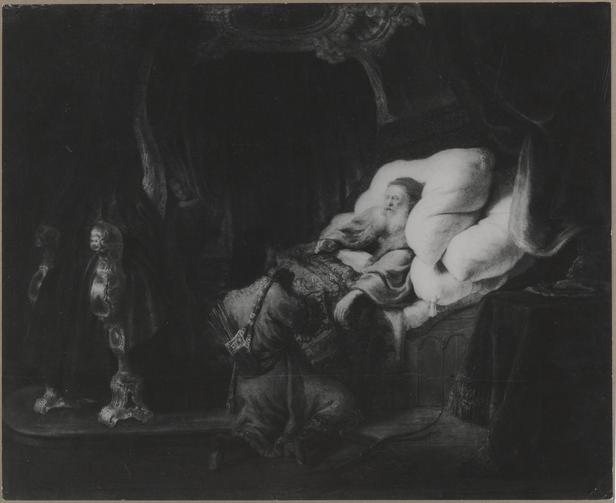 Isaac blessing Esau av Ferdinand Bol