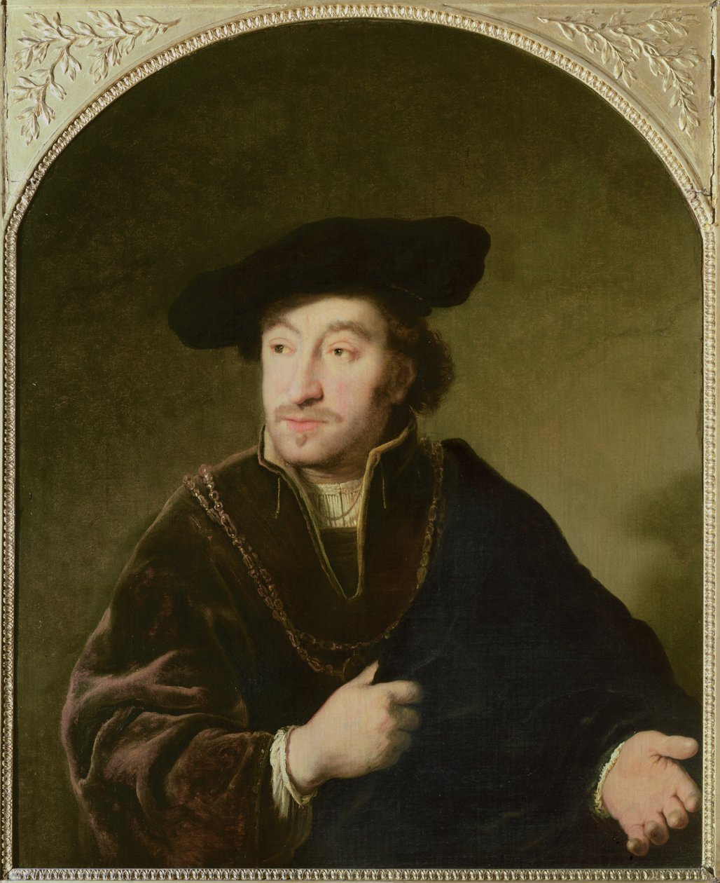 Porträtt av en gentleman av Ferdinand Bol