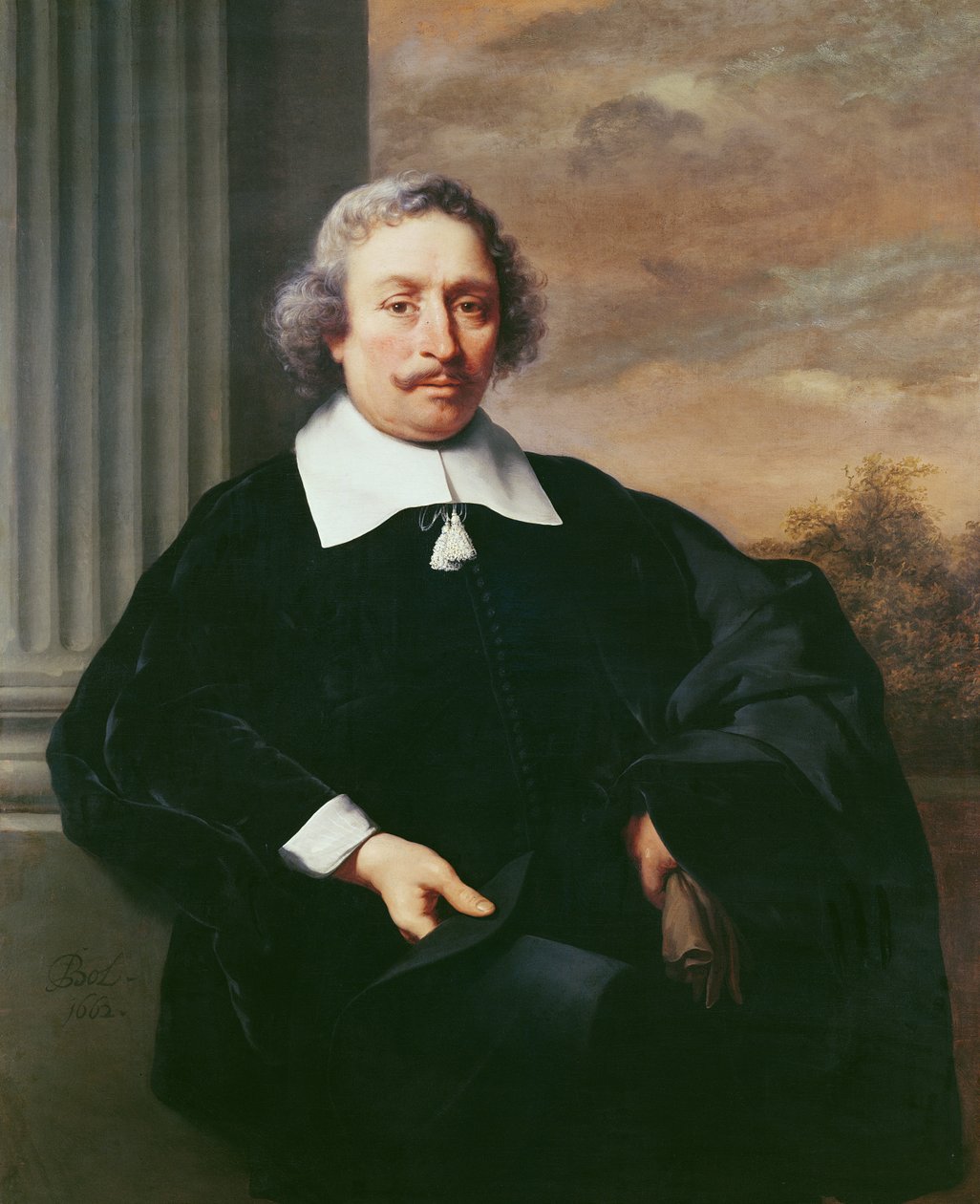 Porträtt av en man, 1662 av Ferdinand Bol