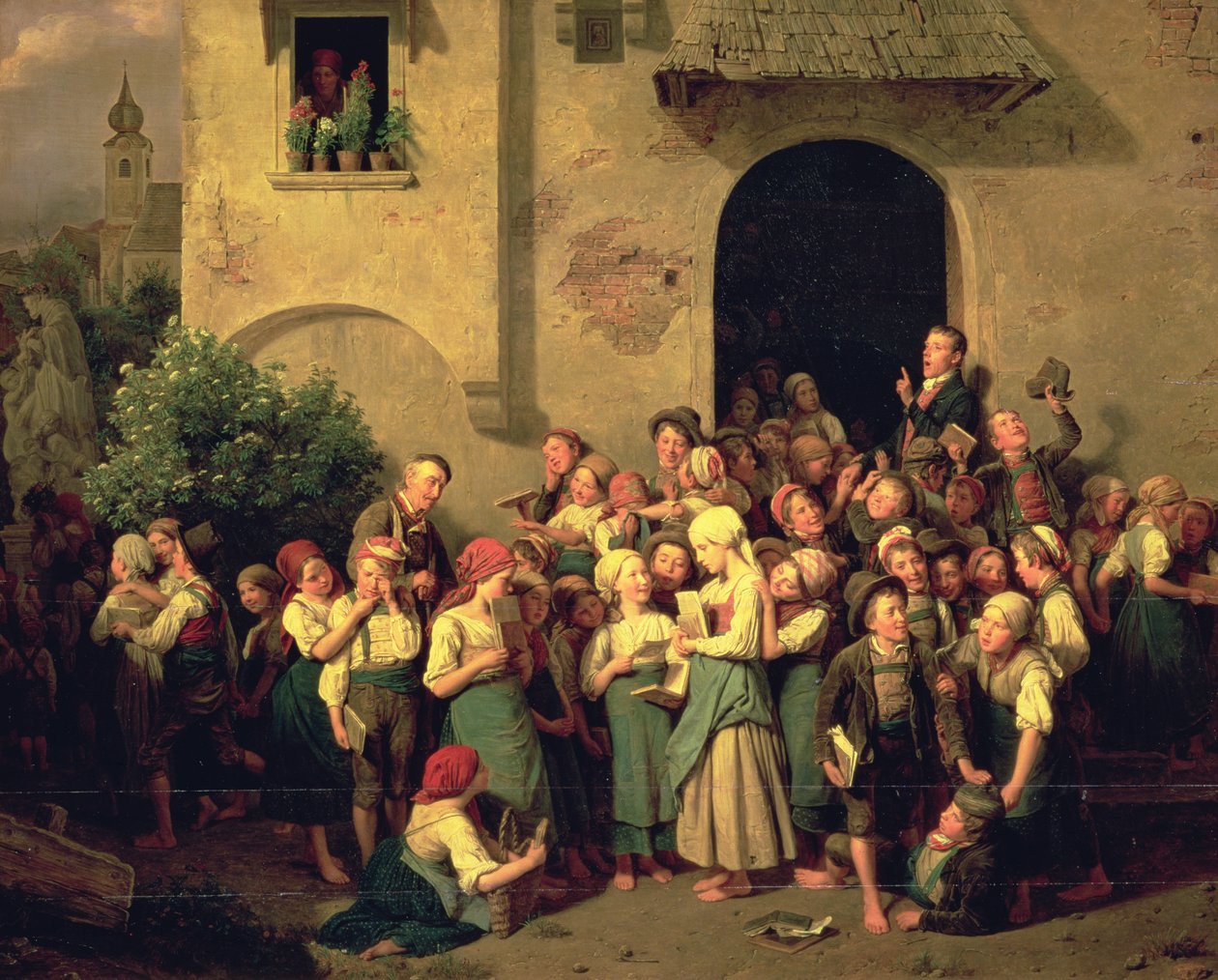 Ina ua uma le aoga, 1844 swed av Ferdinand Georg Waldmuller