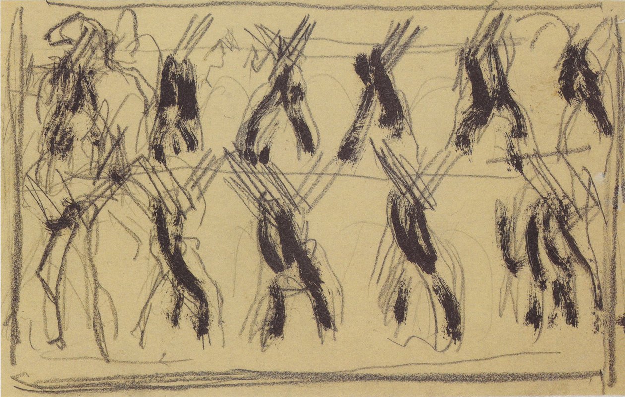  Ausziehende Soldatenn av Ferdinand Hodler
