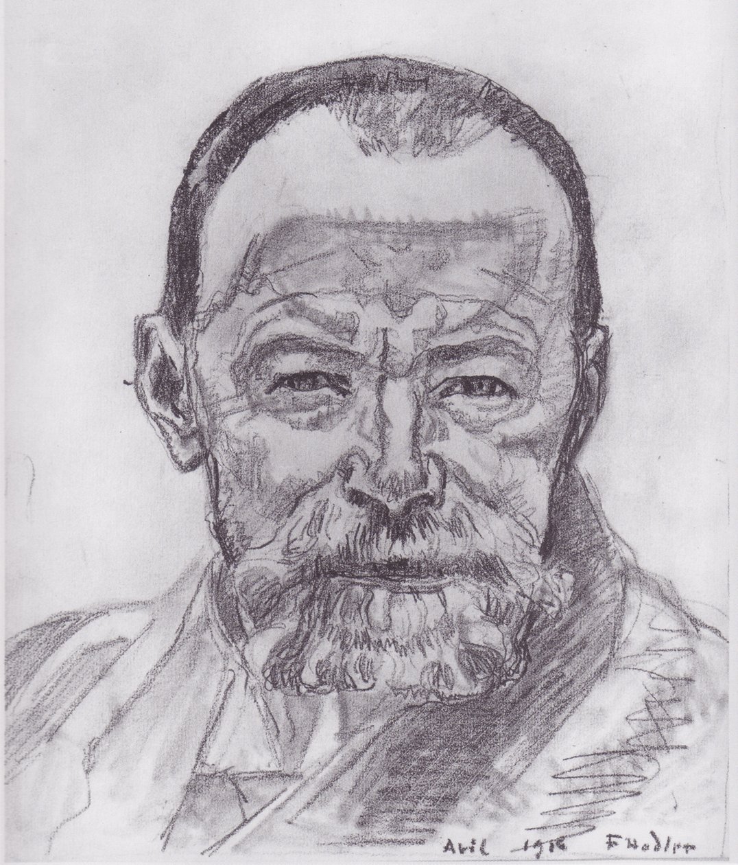  Selbstbildnis-Studien. av Ferdinand Hodler