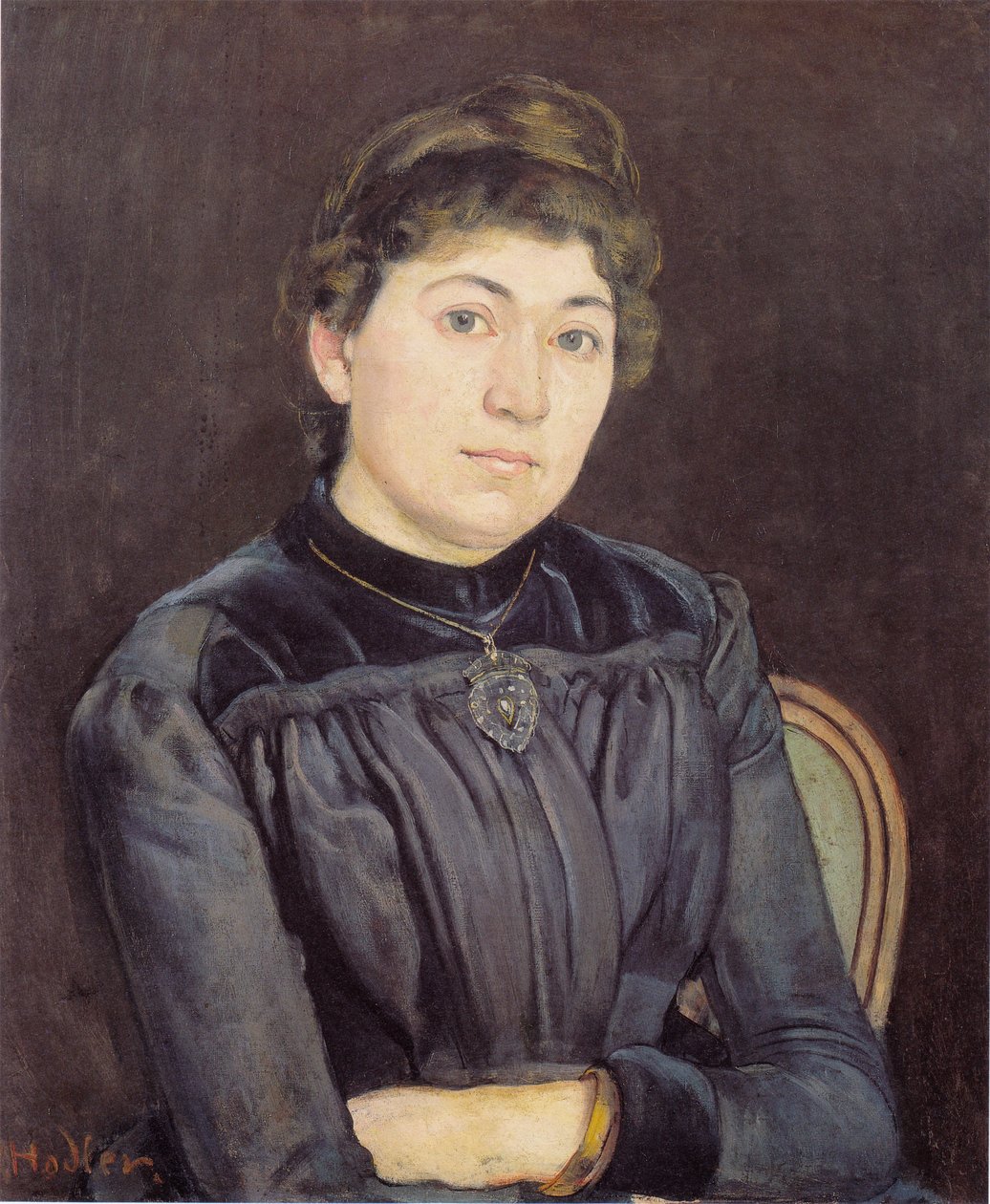 Porträtt av en ung kvinna av Ferdinand Hodler