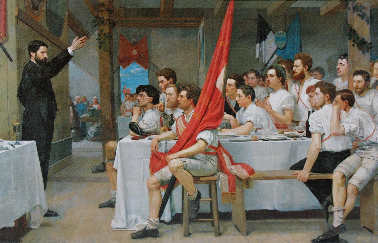 Das Turnerbankett av Ferdinand Hodler