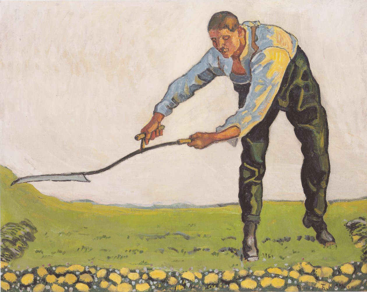 Der Mäher av Ferdinand Hodler